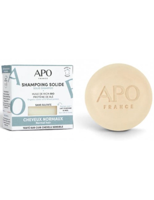 Shampoing solide Apo France Shampoing solide – Cheveux normaux pas cher  BA eShop