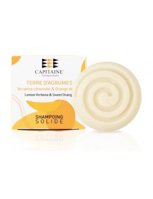 Shampoing solide Capitaine Cosmétiques Shampoing solide - Terre d'Agrumes pas cher  BA eShop