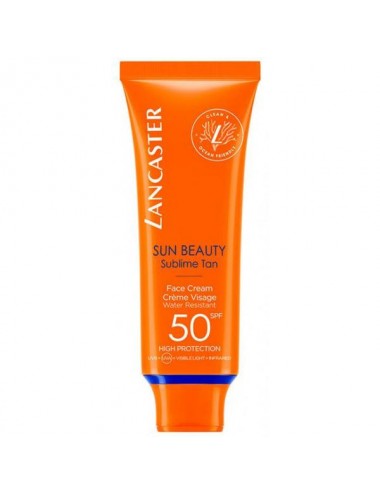 Crèmes protectrice visage  LANCASTER Crème visage SPF50 – Sun Beauty pas cher  BA eShop
