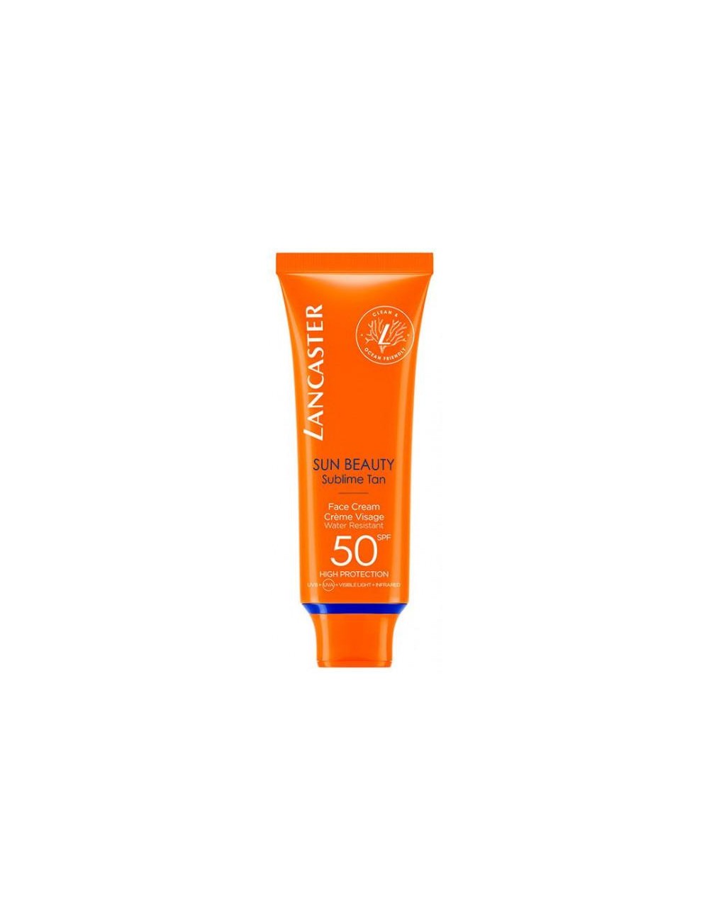 Crèmes protectrice visage  LANCASTER Crème visage SPF50 – Sun Beauty pas cher  BA eShop